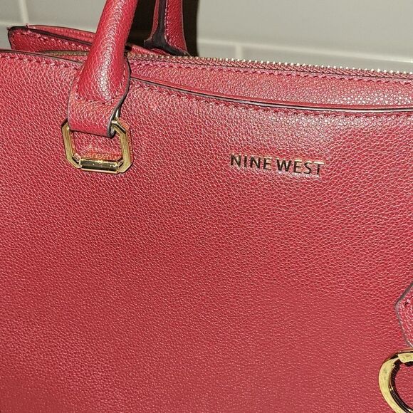 Nine West Shayden Satchel Claret - Picture 5 of 12